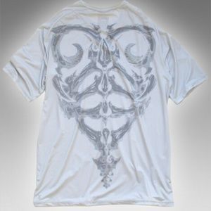 YELLOWMAN Men's Spine Tee Top Grey T-shirt XXL NWT